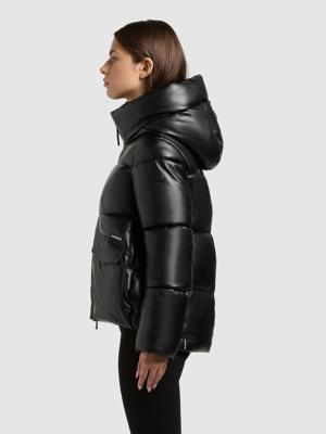 Winter Steppjacke in Lederoptik "Aurora"