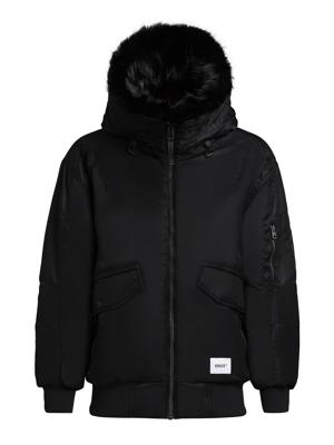 Warme Bomberjacke mit Kunstpelz-Besatz "Cela"