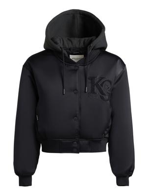 Matt schimmernde Collegejacke mit Kapuze "Chani"