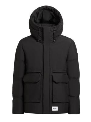 Winterjacke mit Kapuze und gesteppten Ärmeln "Dave"