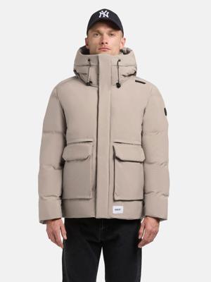Winterjacke mit Kapuze und gesteppten Ärmeln "Dave"