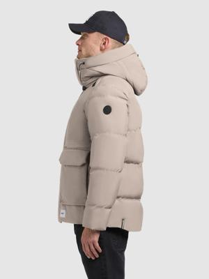 Winterjacke mit Kapuze und gesteppten Ärmeln "Dave"