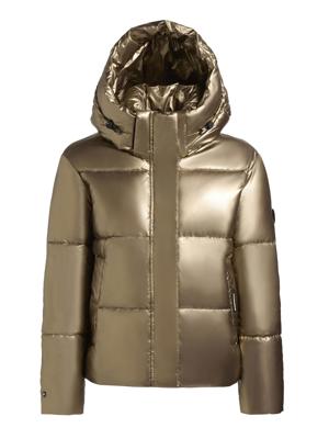 Glänzende kurze Winter Steppjacke "Devina Shiny-YM"