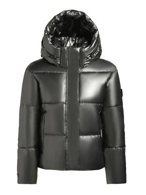 Glänzende kurze Winter Steppjacke "Devina Shiny-YM"