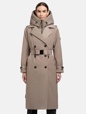 Warmer Trenchcoat mit abnehmbaren Kragen "Elena-YM"