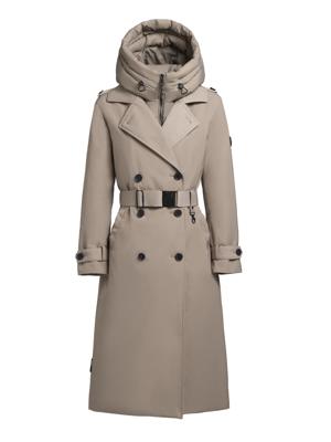 Warmer Trenchcoat mit abnehmbaren Kragen "Elena-YM"