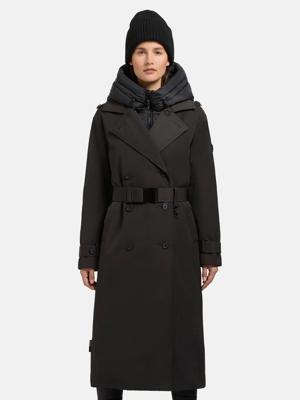 Warmer Trenchcoat mit abnehmbaren Kragen "Elena-YM"