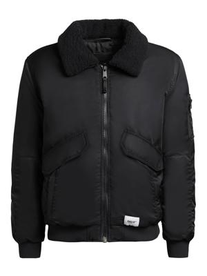 Warme Bomberjacke mit abnehmbarem Kunstpelz-Besatz "Ground"
