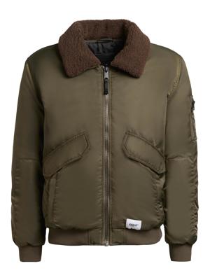 Warme Bomberjacke mit abnehmbarem Kunstpelz-Besatz "Ground"