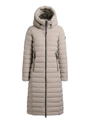 Wintermantel warmer Steppmantel lang mit hohem Kragen und großer Kapuze "Imes-YM"