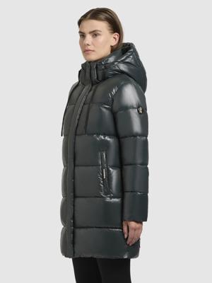 Warmer Winter Steppmantel Kurzmantel mit Kapuze "Jadet2-YM"