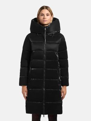 Warmer Wintermantel aus glänzendem "Jilias6 Shiny"