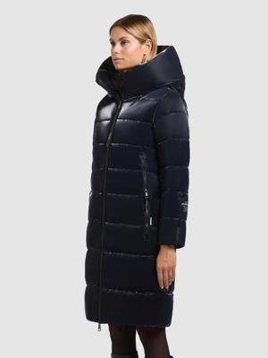 Warmer Wintermantel aus glänzendem "Jilias6 Shiny"