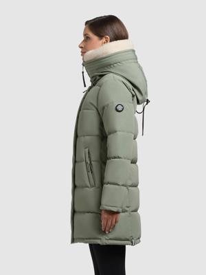 Winter Steppmantel mit abnehmbarem Kunstfell-Besatz "Kelsi"