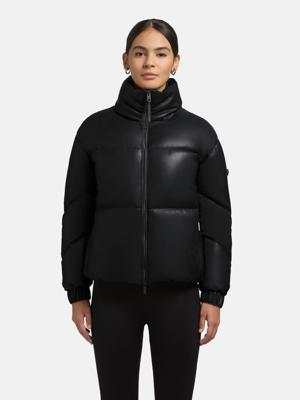 Winter Steppjacke in Lederoptik "Khalia"