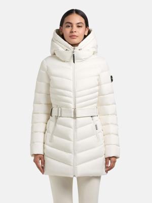 Gesteppter Winter Kurzmantel mit Kapuze "Kina"