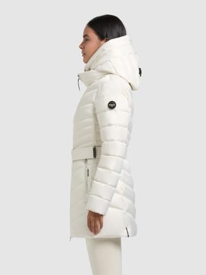 Gesteppter Winter Kurzmantel mit Kapuze "Kina"