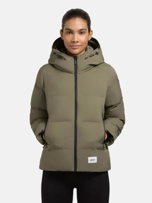 Winterjacke warme Steppjacke mit hohem Kragen und Kapuze "Liev-YM"