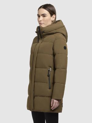 Winterjacke warme Steppjacke mit verstellbarer Kapuze "Lola-YM"