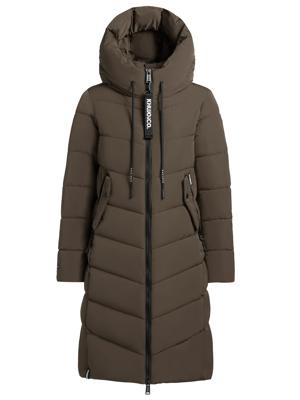 Warmer Steppmantel mit großer Kapuze "Mikia2-YM"