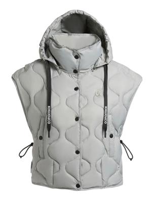Kurze leicht Steppweste mit Kapuze "Ninga"