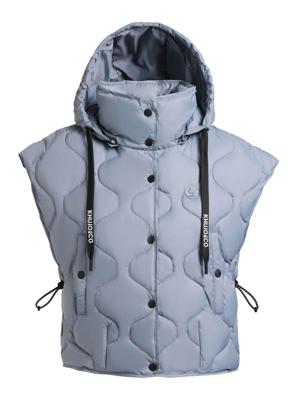 Kurze leicht Steppweste mit Kapuze "Ninga"