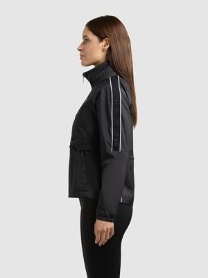 Leichte Übergangsjacke mit im Kragen verstaubarer Kapuze "Olia"