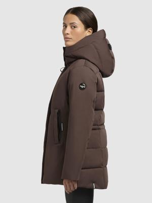 Warme Winterjacke mit gesteppter Rückseite und innenliegenden Trägern "Palla-YM"