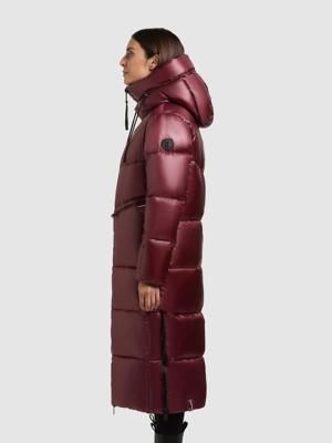 Extralanger Steppmantel mit seitlichen Gehschlitzen "Tonia"